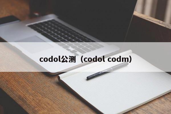 codol公测（codol codm）